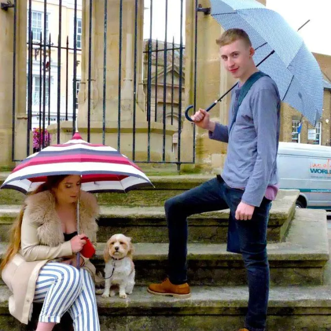 Avila Checked Fashion Umbrella – 4 designs