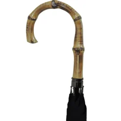 Bamboo Cane Crook Handle Umbrella