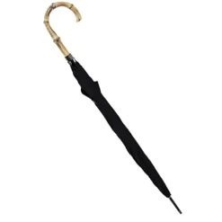 Bamboo Cane Crook Handle Umbrella
