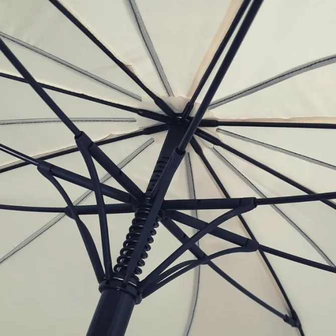 Beige Petal Swirl Umbrella
