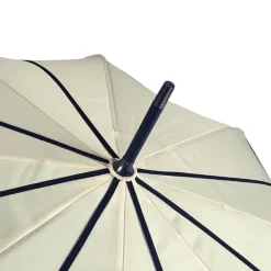 Beige Petal Swirl Umbrella