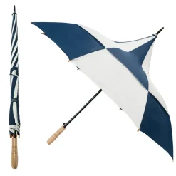Big Top Blue and White Umbrella
