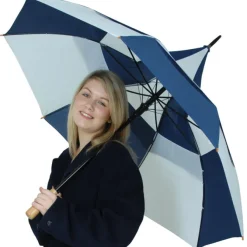 Big Top Blue and White Umbrella