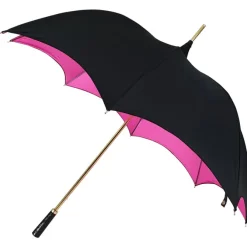 Black and Pink Gothic-Style Umbrella – ESMERELDA