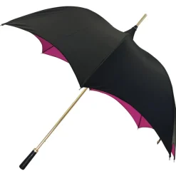 Black and Pink Gothic-Style Umbrella – ESMERELDA