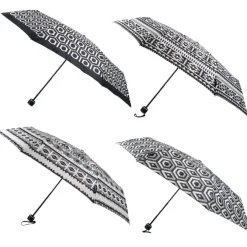Black and White Compact Umbrellas