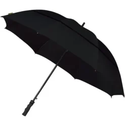 Black ECO Golf Umbrella – Automatic – Vented – Windproof