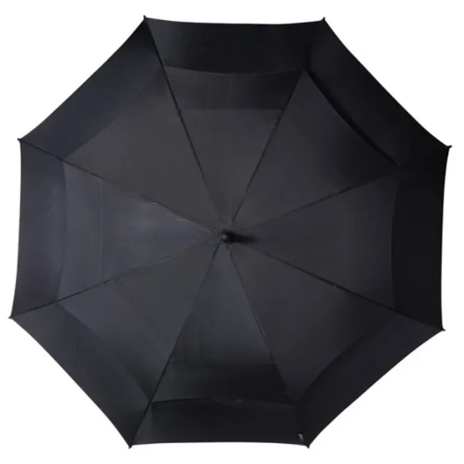 Black ECO Golf Umbrella – Automatic – Vented – Windproof