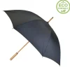 Black Eco Umbrella – ECO GENIUS – Bamboo – Recycled Plastics