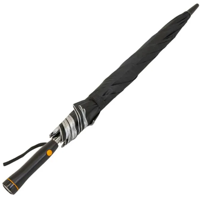 Black Electric Fan Umbrella – with UV Protection