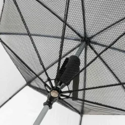 Black Electric Fan Umbrella – with UV Protection