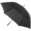 Black Vented Golf Umbrella – Windproof – Auto-Open