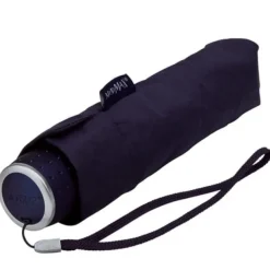 Blue Folding Umbrella – MiniMax Dark Blue Compact Travel Umbrella