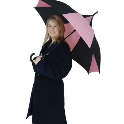 Candice Pink and Black Pagoda Umbrella