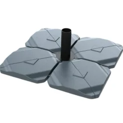 Cantilever Parasol Base Tiles – water/sand fillable, 80kg (4 Slabs)