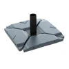 Cantilever Parasol Base Tiles – water/sand fillable, 40kg (2 Slabs)
