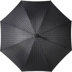 Checked Walking Stick Umbrella