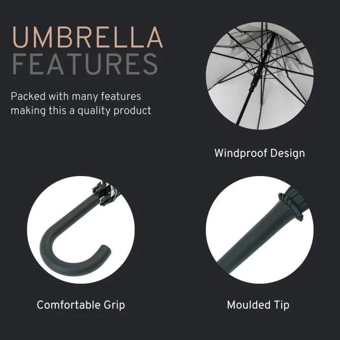 Classic Black Pagoda Umbrella