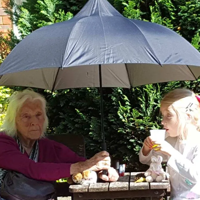 Classic Black Pagoda Umbrella – UV Protective Umbrella