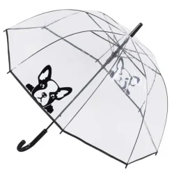 Clear Dome French Bulldog Umbrella