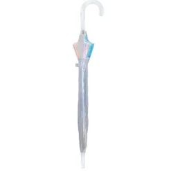 Clear Dome Umbrella With Iridescent Border
