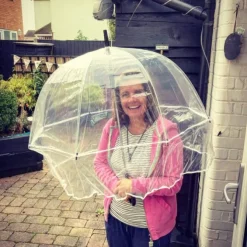 Clear Full Body Umbrella – Extra Cover Umbrella