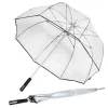 Clear Golf Umbrella – See Through Deluxe Black Golf Sized Umbrella