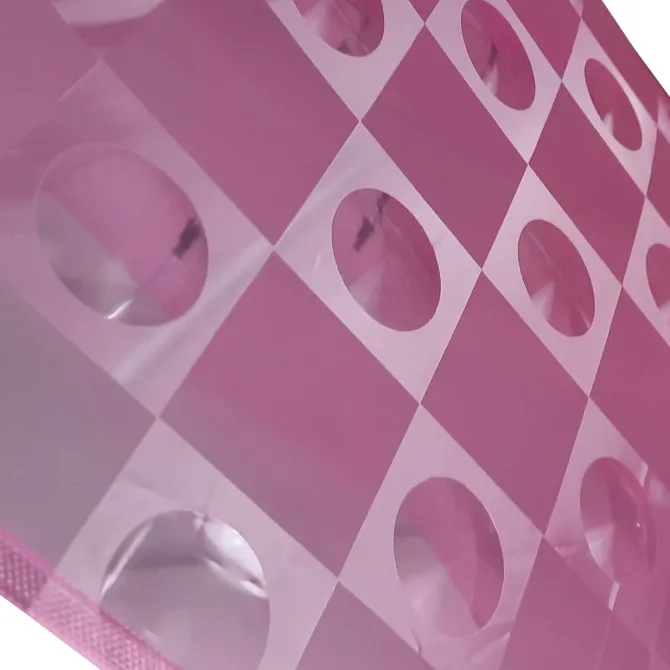 3D Effect Pink Clear Umbrella
