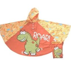 DINOSAUR PONCHO – Childrens Rain Poncho
