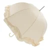 Double-Frilled Ivory Umbrella