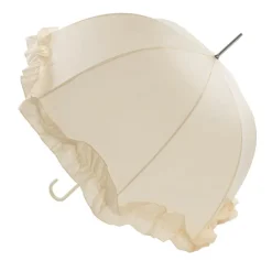 Double-Frilled Ivory Umbrella