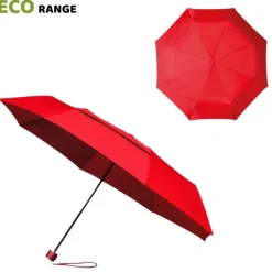 ECO Compact Umbrella – Folding | Red