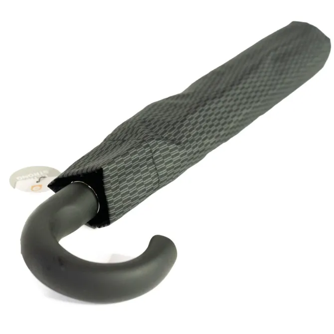 Ezpeleta Large Folding Automatic Crook Handle Umbrella