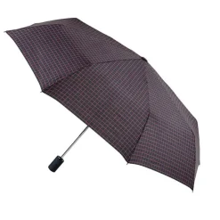 Ezpeleta Mens Grid Patterned Umbrella