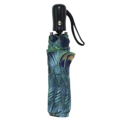 Folding Compact Peacock Umbrella