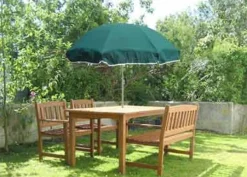 Forest Green Garden Parasol