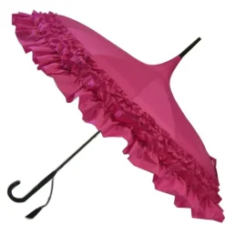 GiGi Double Frill Pink Pagoda Umbrella