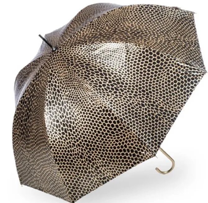 Gold Snakeskin Umbrella – UV Protective