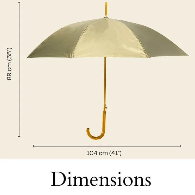 Gold Umbrella – Metallic Gold Umbrella – UV Protective