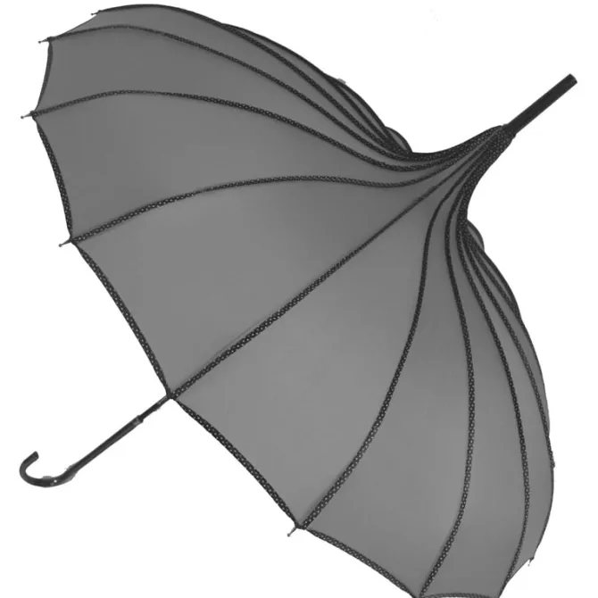 Grey Pagoda Princess Umbrella
