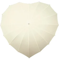 Ivory Heart Umbrella