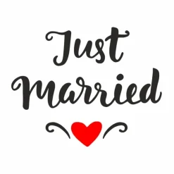 ‘Just Married’ Wedding Umbrella