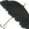 LuLu Frilly Black Umbrella Parasol