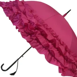 LuLu Frilly Pink Umbrella Parasol