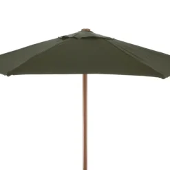 2.5m Round Wood Parasol – Choice of 9 Colours