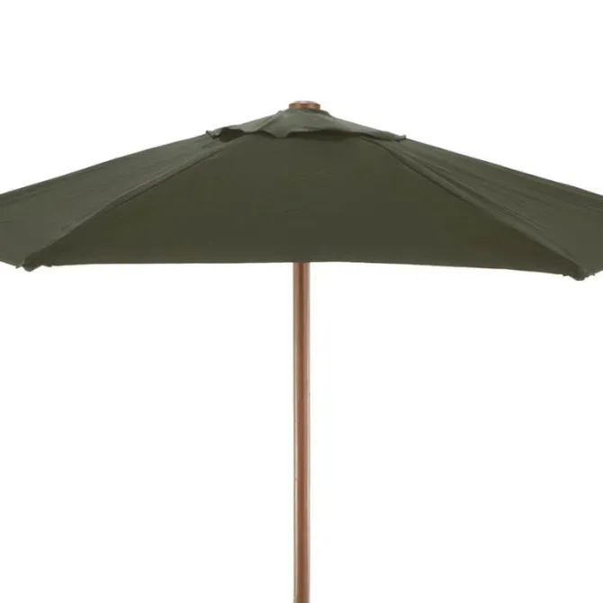 2.5m Round Wood Parasol – Choice of 9 Colours