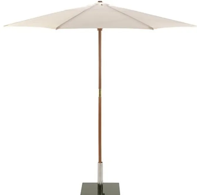 2.5m Round Wood Parasol – Choice of 9 Colours