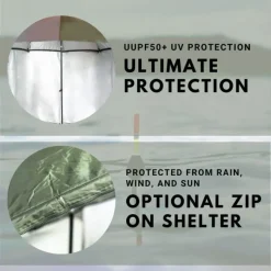 2.2m UV Shelter Fishing Umbrella