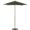2m Wood Parasol – Round – Choice of 9 Colours
