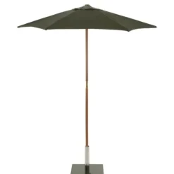 2m Wood Parasol – Round – Choice of 9 Colours